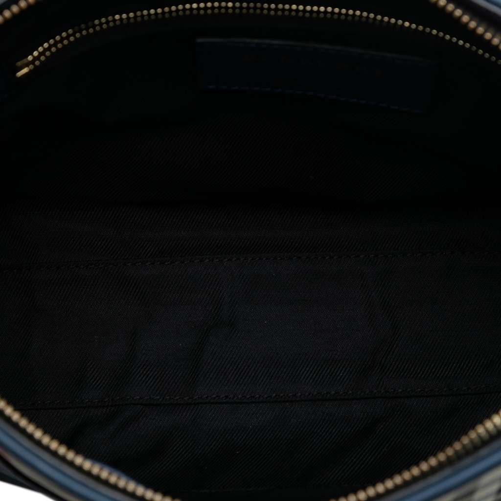 Burberry Small Haymarket Check Canvas and Leather Chichester Crossbody Brown Canvas Good condition - Model View