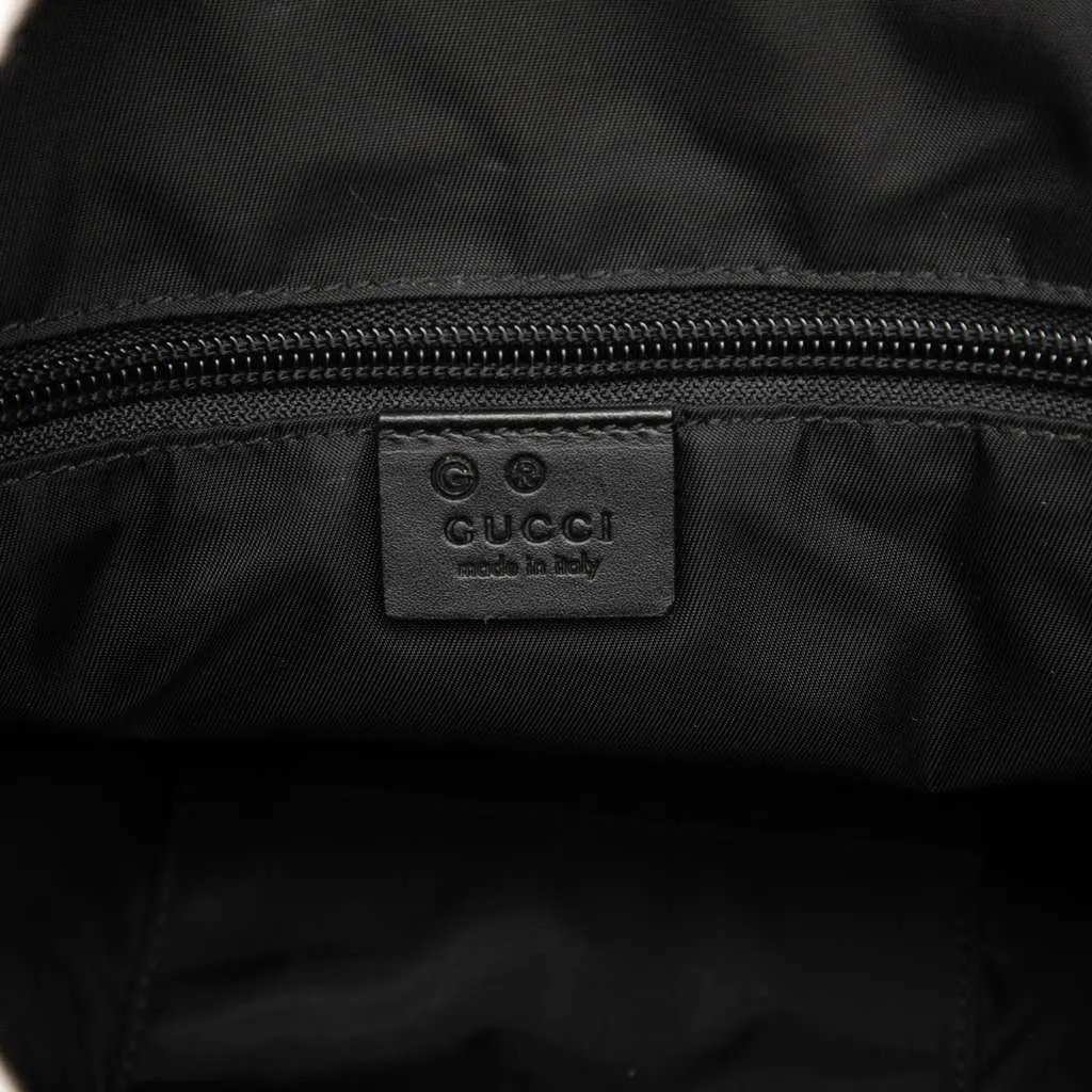 Gucci Canvas Techno Web Satchel Black Canvas Very good - Box View