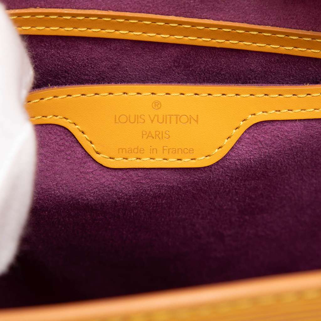 Louis Vuitton Epi Saint Jacques PM Short Strap Yellow Leather Good condition - Box View