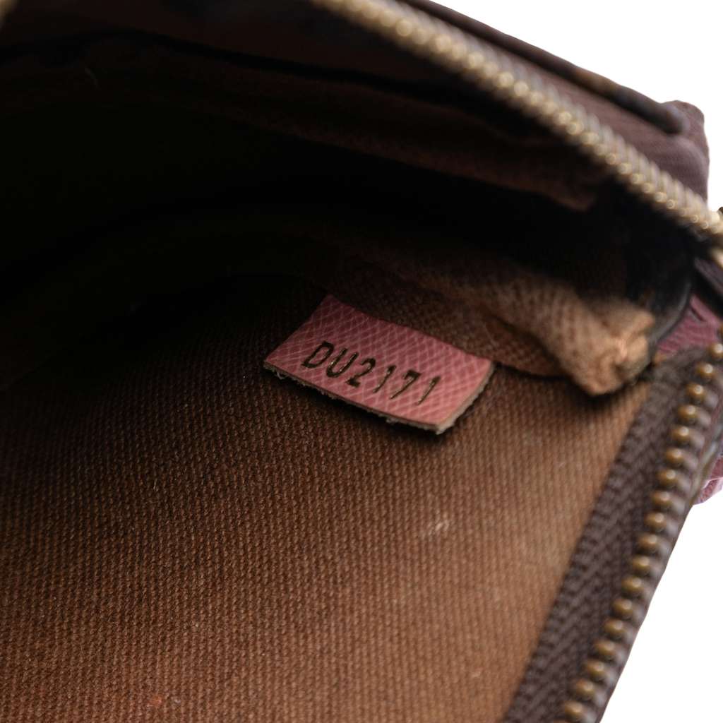 Louis Vuitton Monogram Illustre Mini Pochette Accessories Brown Good condition - Box View