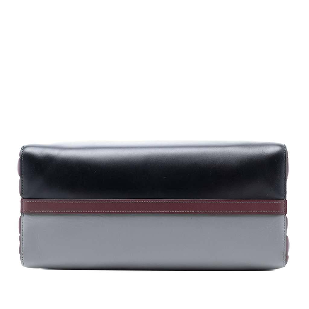 Prada City Calf Bibliotheque Satchel Black Leather Good condition - Inside View