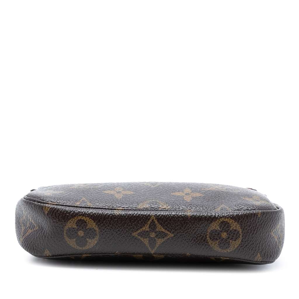 Louis Vuitton Monogram Mini Pochette Accessoires Brown Good condition - Inside View