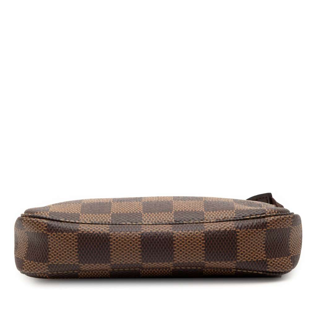 Louis Vuitton Damier Ebene Mini Pochette Accessoires Brown Good condition - Inside View
