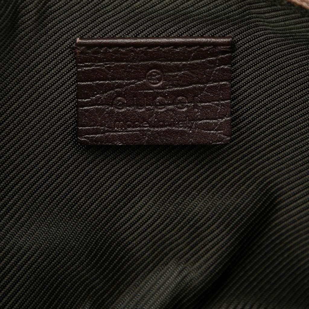 Gucci GG Canvas Web Boat Brown Canvas Good condition - Box View