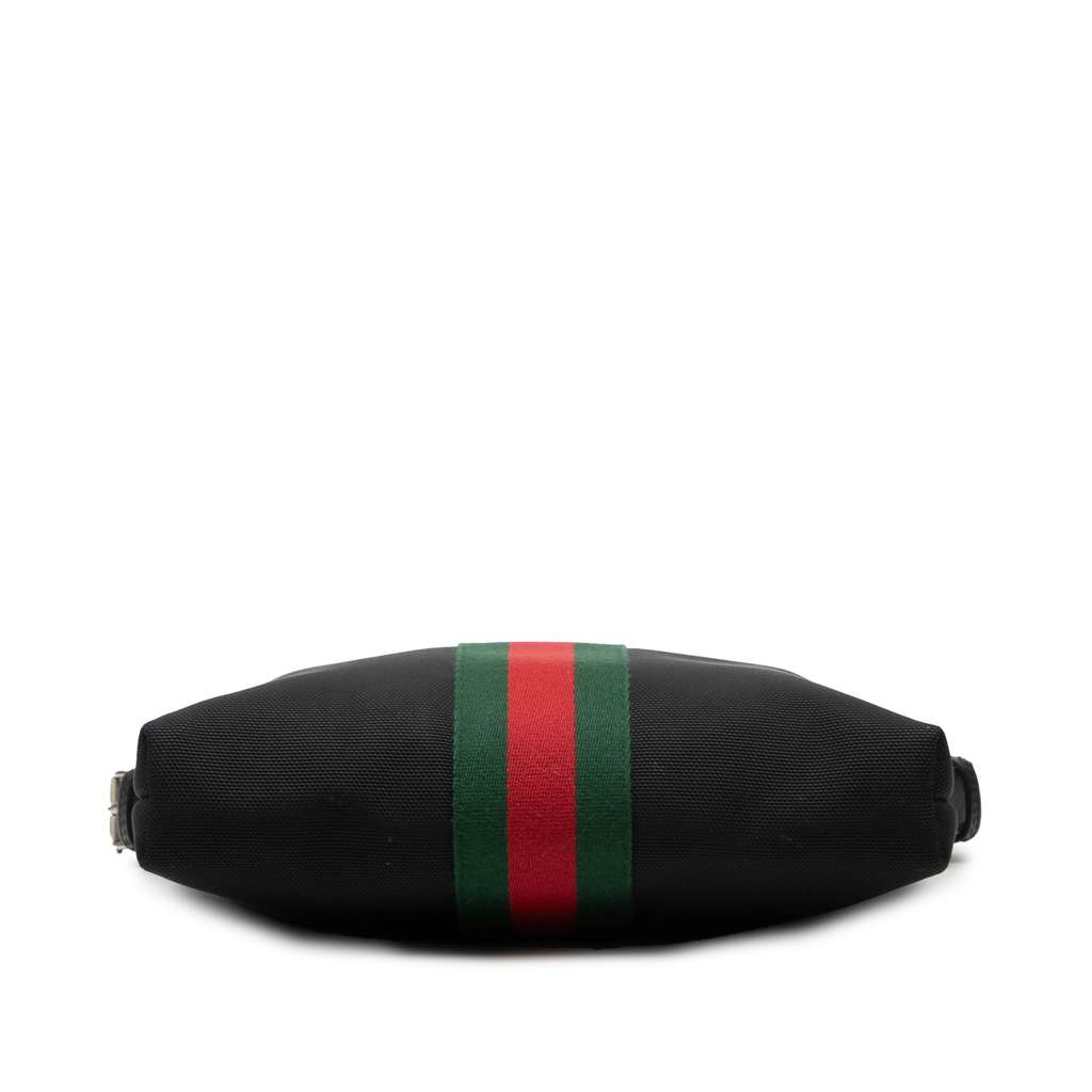 Gucci GG Techno Canvas Web Messenger Bag Black Canvas Good condition - Inside View