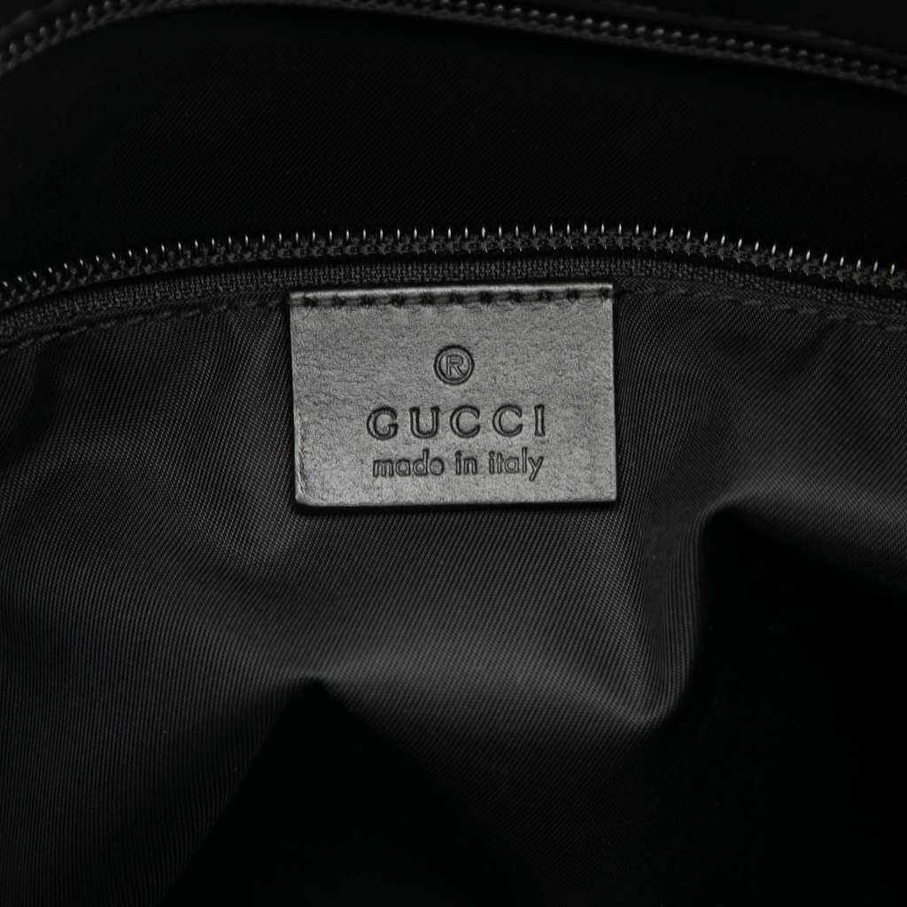 Gucci GG Techno Canvas Web Messenger Bag Black Canvas Good condition - Box View