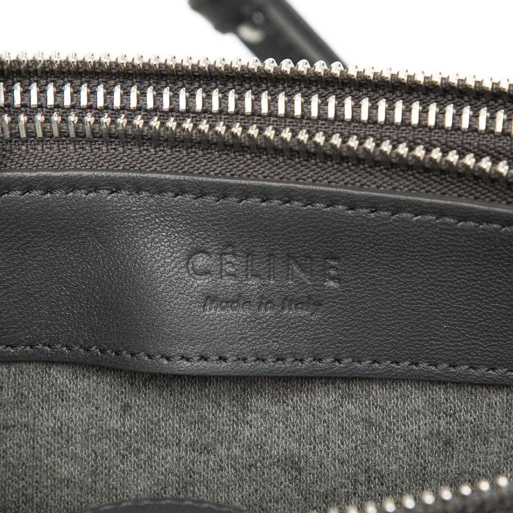 Celine Large Lambskin Trio Crossbody Black Leather Good condition - Box View