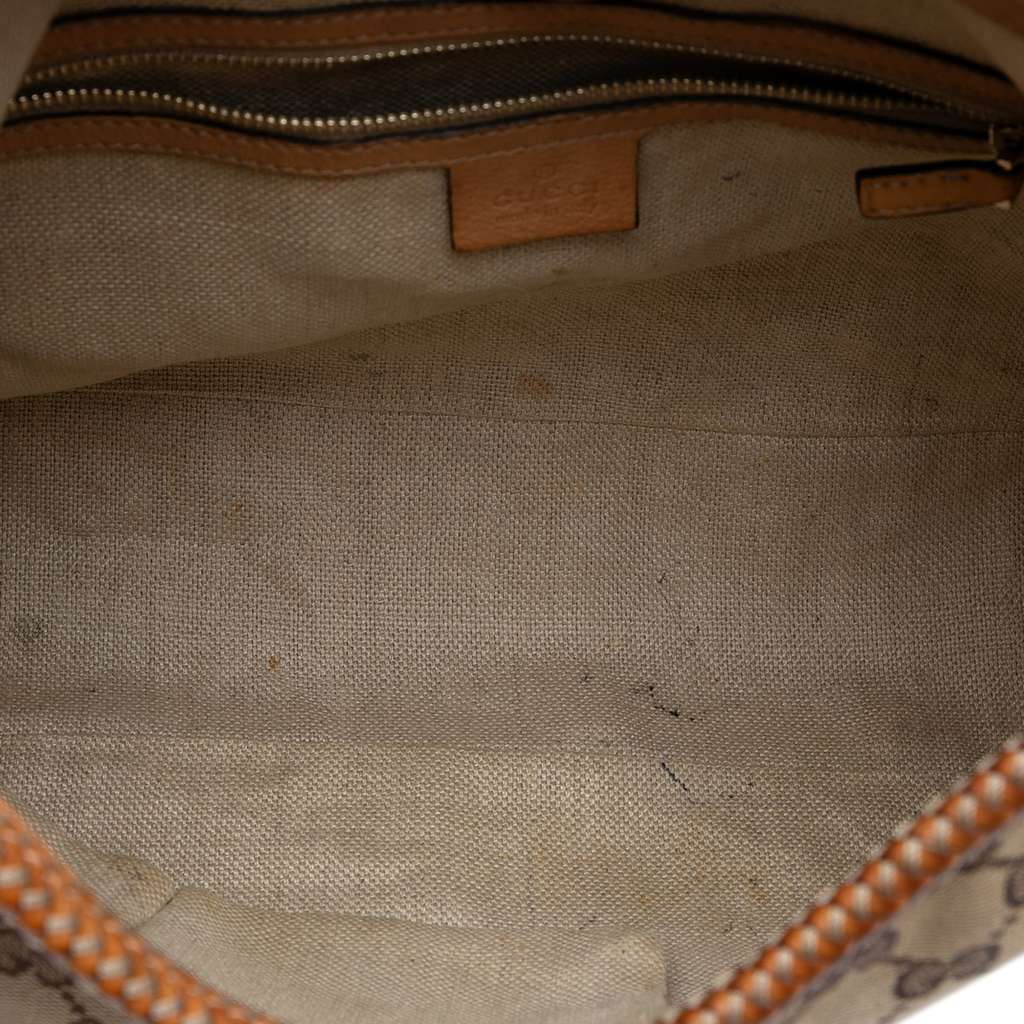 Gucci GG Canvas Marrakech Shoulder Bag Brown Canvas Good condition - Model View