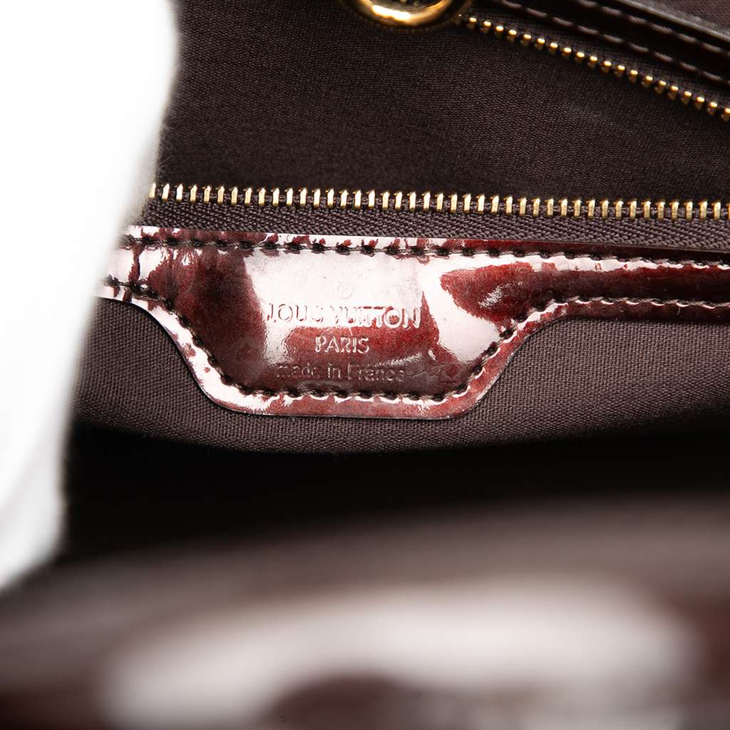 Louis Vuitton Monogram Vernis Wilshire PM Purple Leather Good condition - Box View