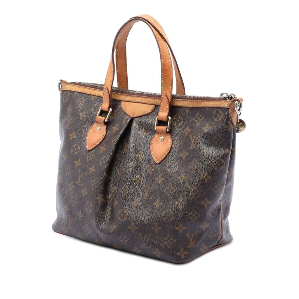 Louis Vuitton Monogram Palermo PM Brown Good condition - Back View