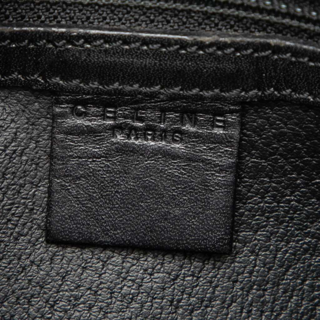 Celine Macadam Coated Canvas Tote Black Canvas Good condition - Box View