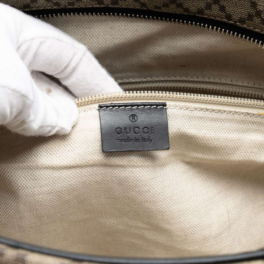 Gucci Diamante Coated Canvas Messenger Bag Brown Canvas Good condition - Box View
