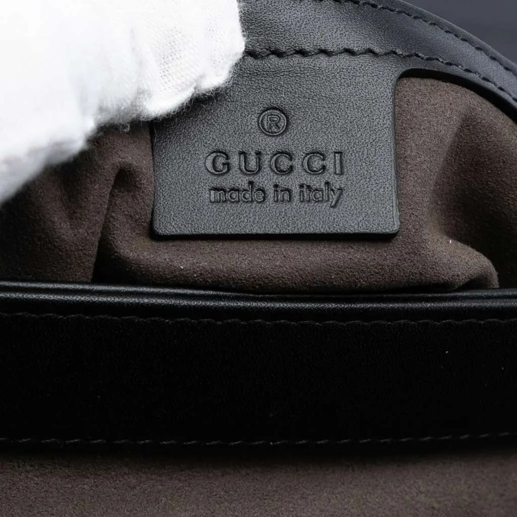 Gucci GG Supreme Briefcase Brown Canvas Very good - Box View