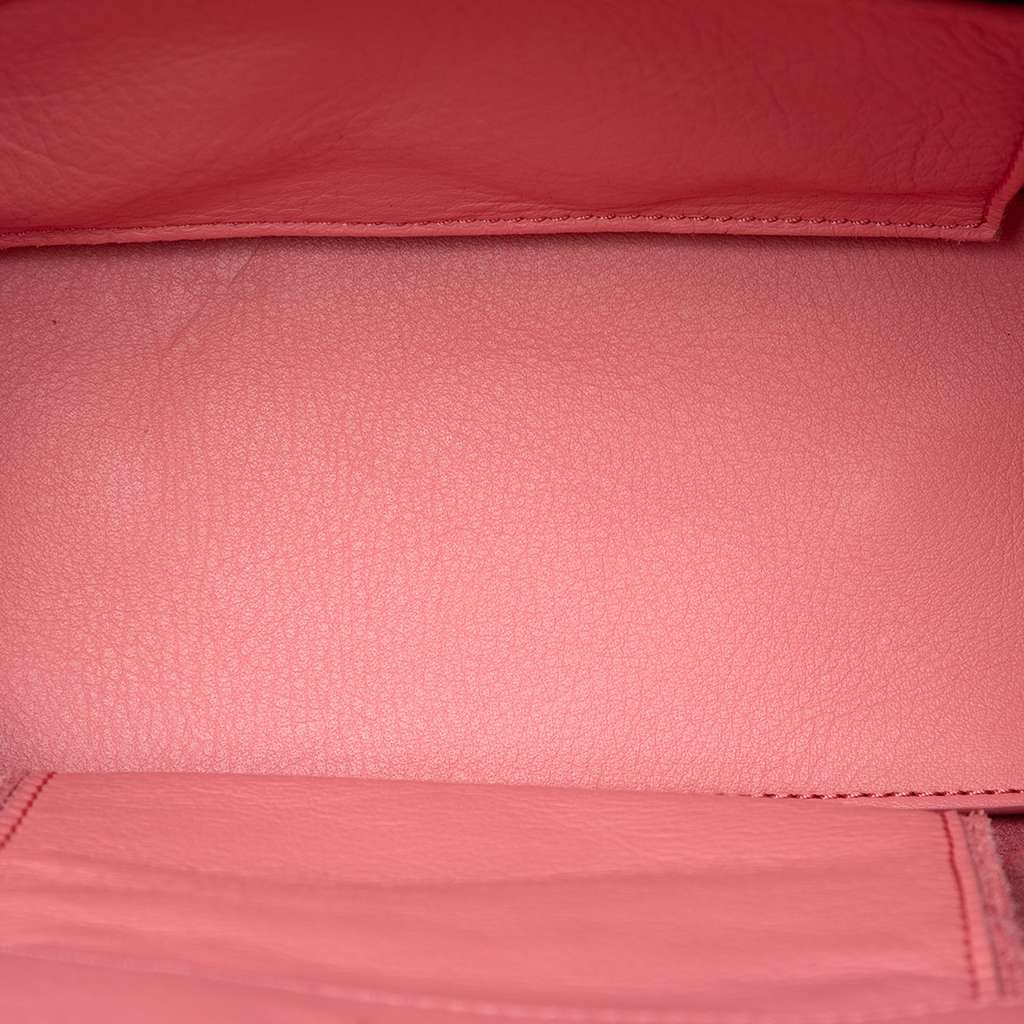 Balenciaga Mini Leather Papier A4 Satchel Pink Leather Good condition - Model View