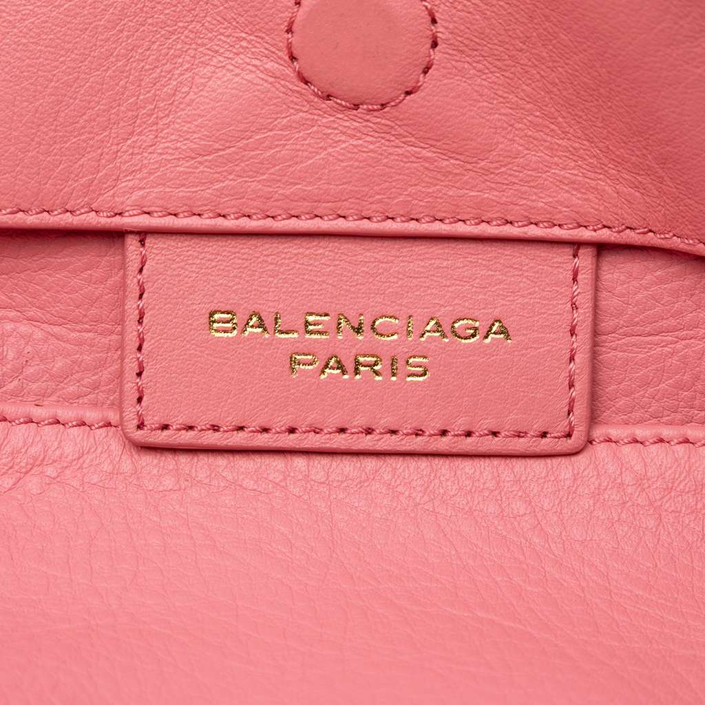 Balenciaga Mini Leather Papier A4 Satchel Pink Leather Good condition - Box View