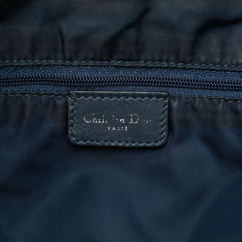 Dior Diorissimo Trotter Canvas Crossbody Blue Canvas Good condition - Box View