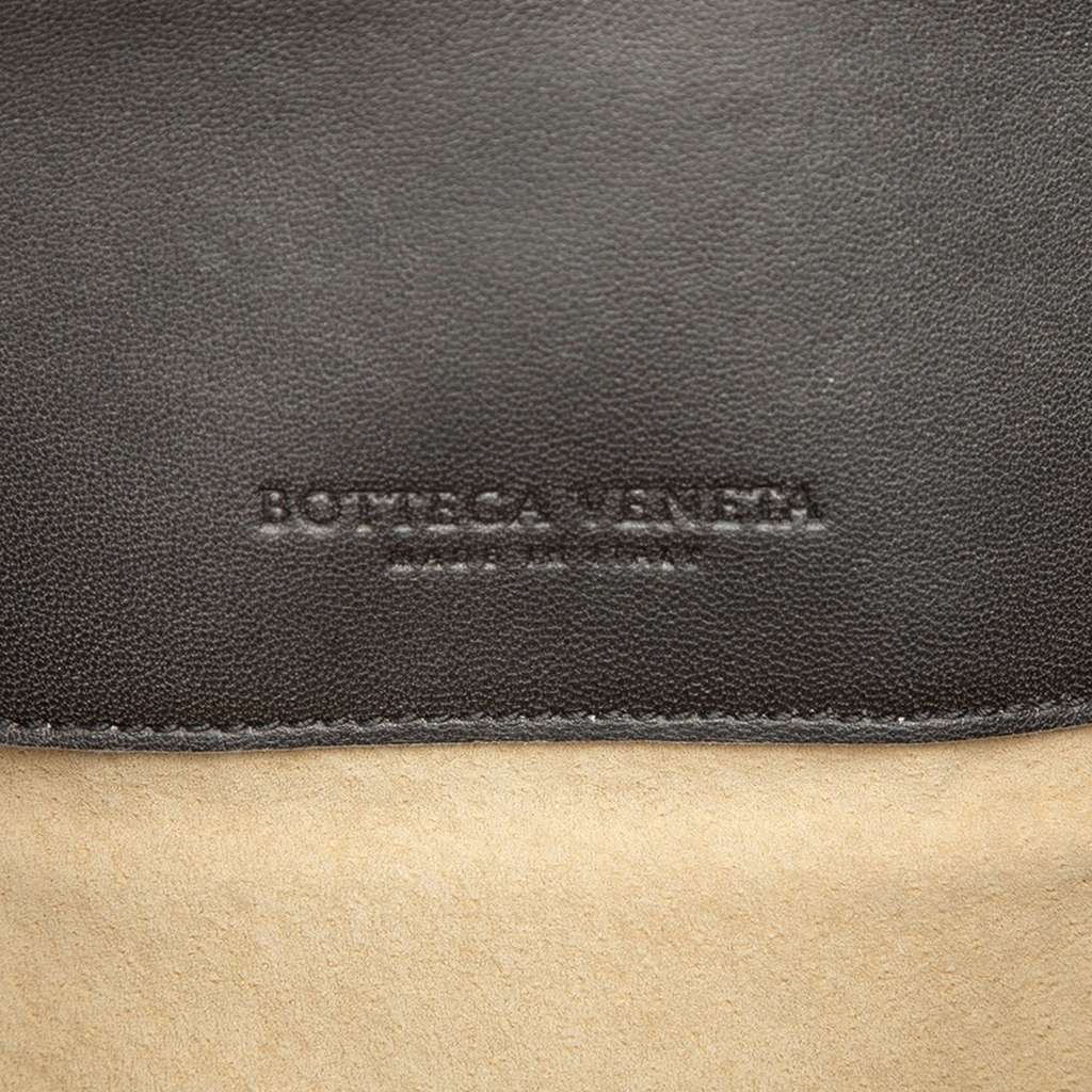 Bottega Veneta Medium Nappa Intrecciato Roma Tote Grey Leather Good condition - Box View