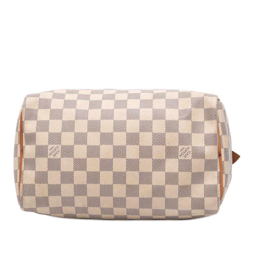 Louis Vuitton Damier Azur Speedy 25 White Good condition - Inside View
