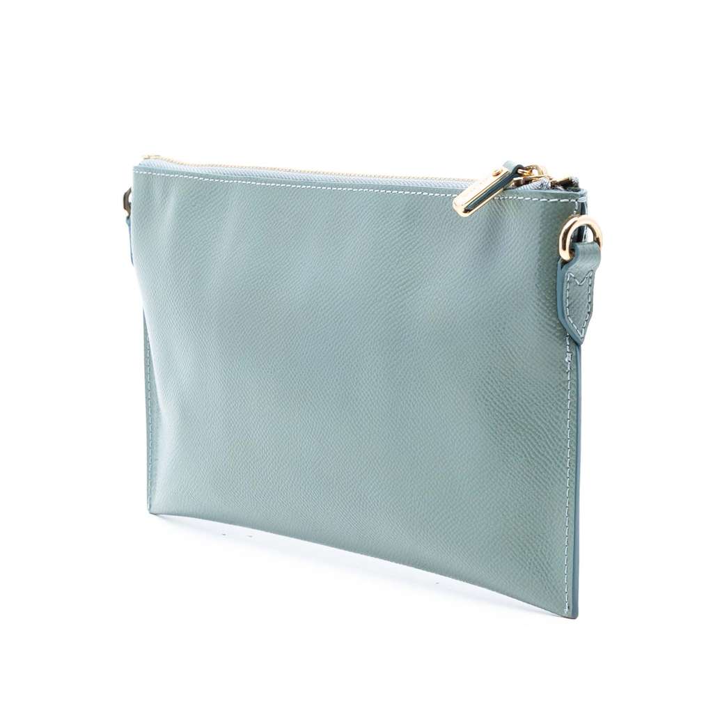 Burberry Grained Leather Peyton Crossbody Green Leather Good condition - Back View