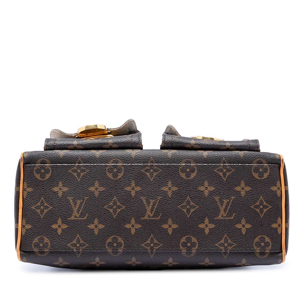 Louis Vuitton Monogram Manhattan PM Brown Good condition - Inside View