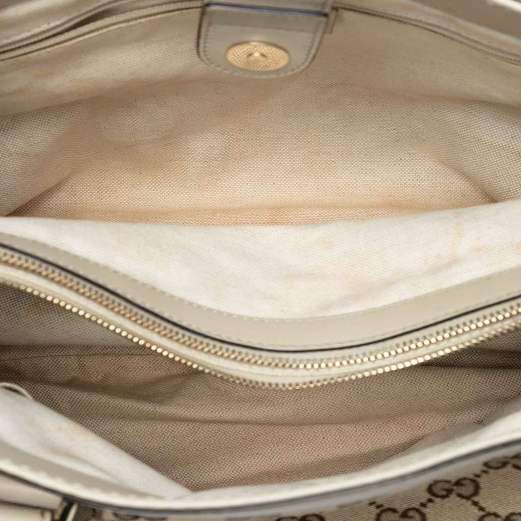 Gucci GG Canvas Sukey Tote Brown Canvas Good condition - Model View