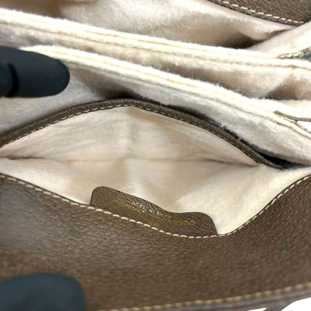 Gucci GG Supreme Web Crossbody Brown Canvas Good condition - Box View