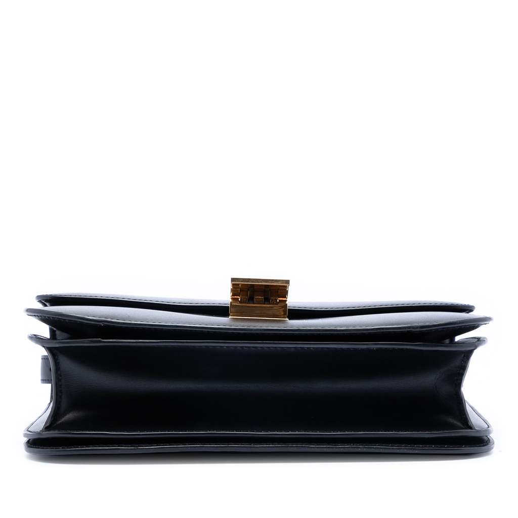 Celine Medium Calfskin Classic Box Black Leather Good condition - Inside View