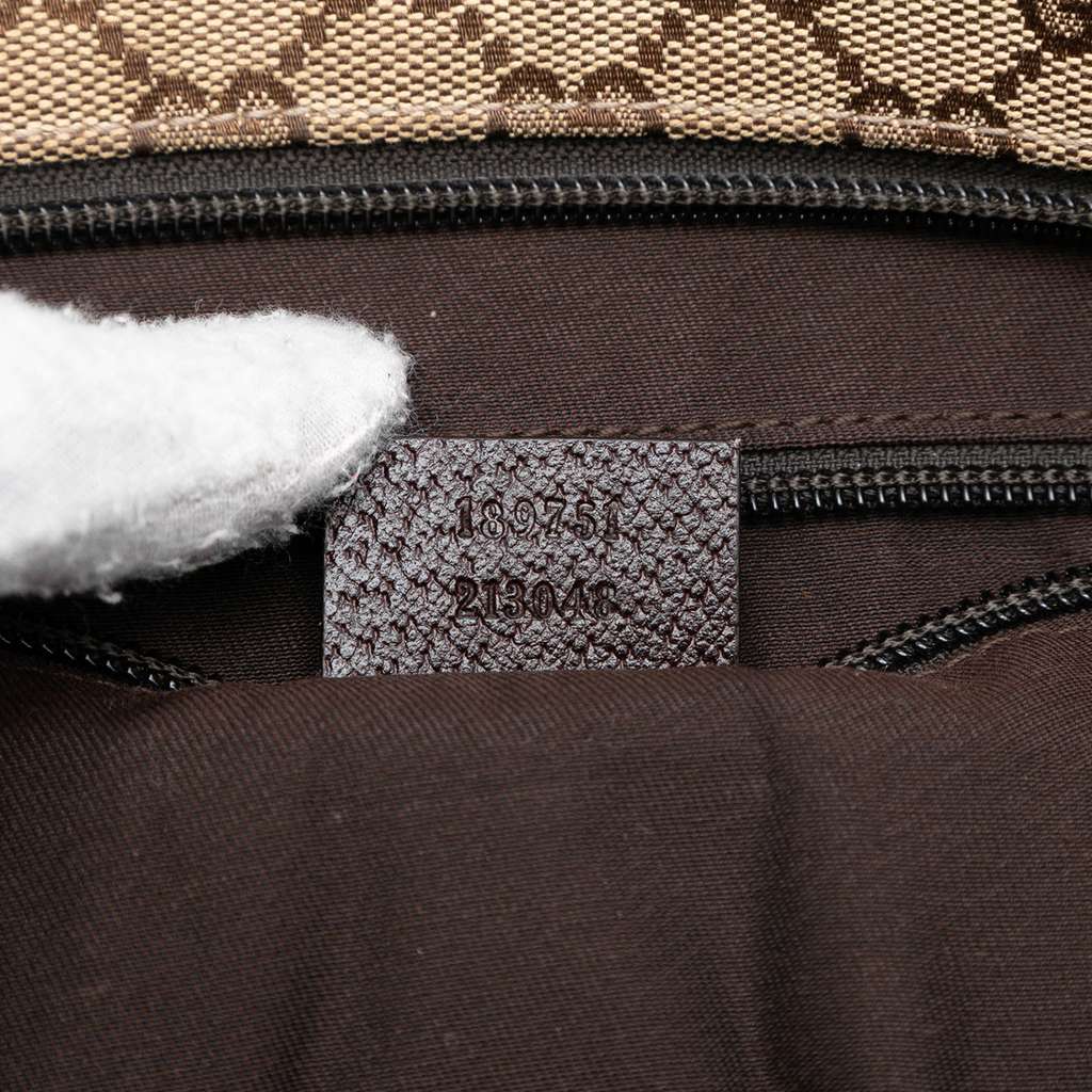 Gucci GG Canvas Web Crossbody Brown Canvas Good condition - Box View