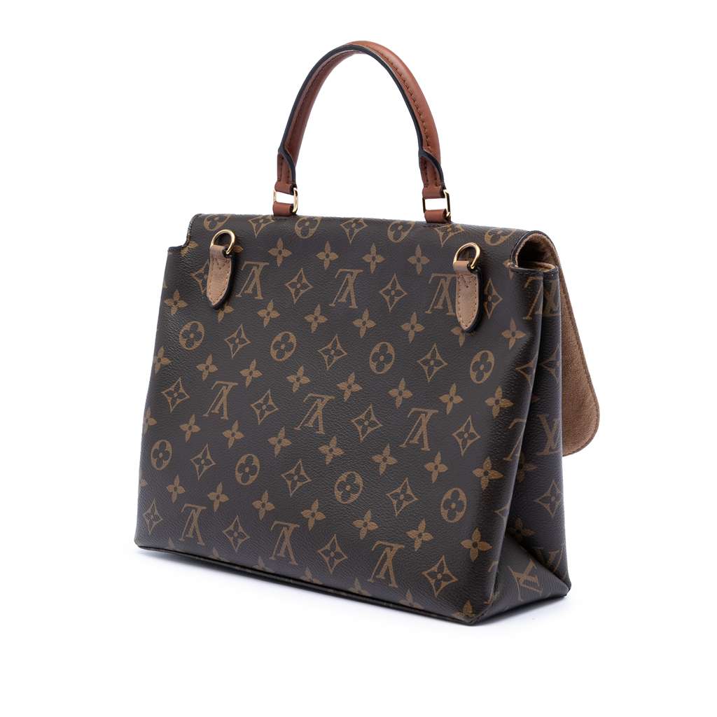 Louis Vuitton Monogram Marignan Brown Good condition - Back View