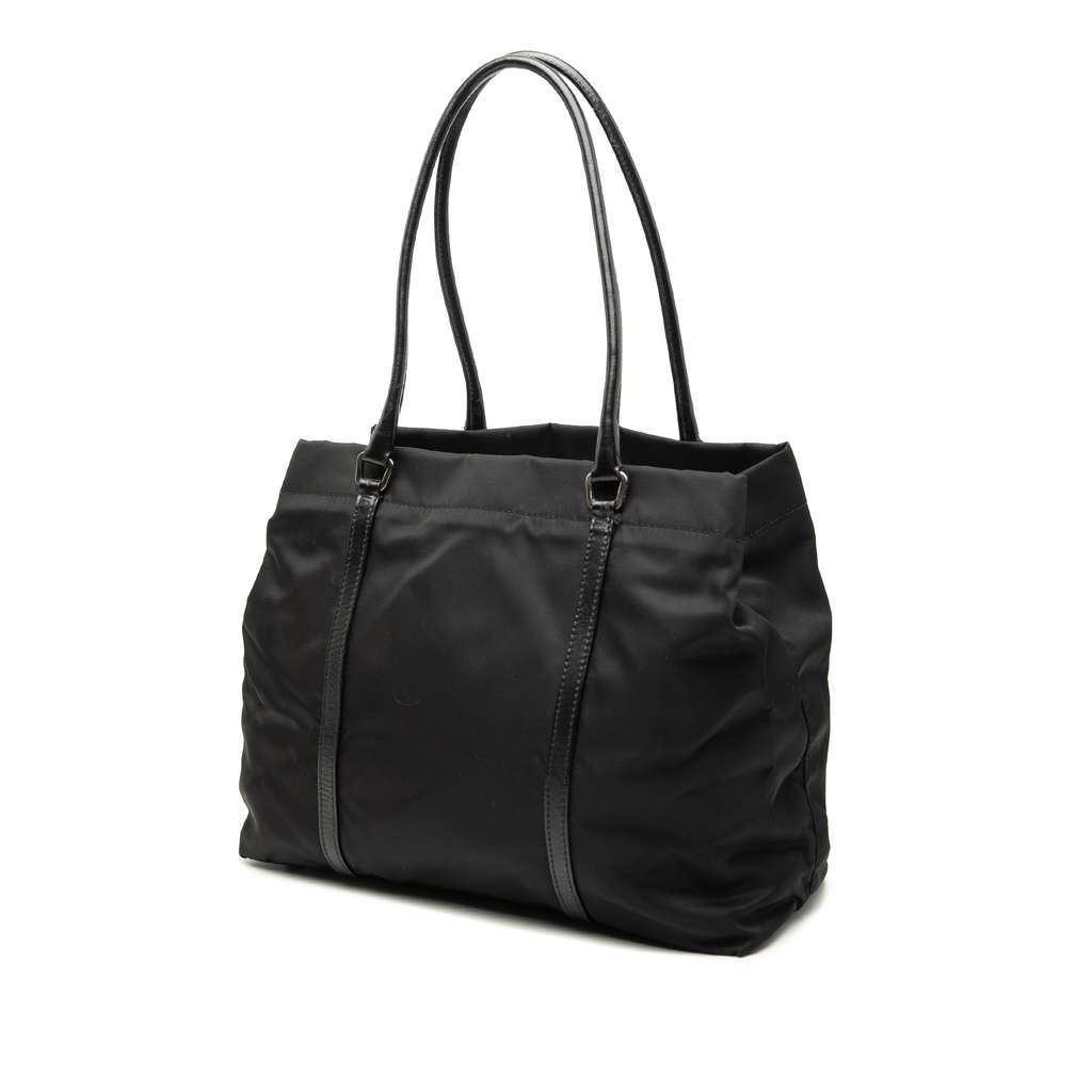 Prada Tessuto Shoulder Bag Black Good condition - Back View