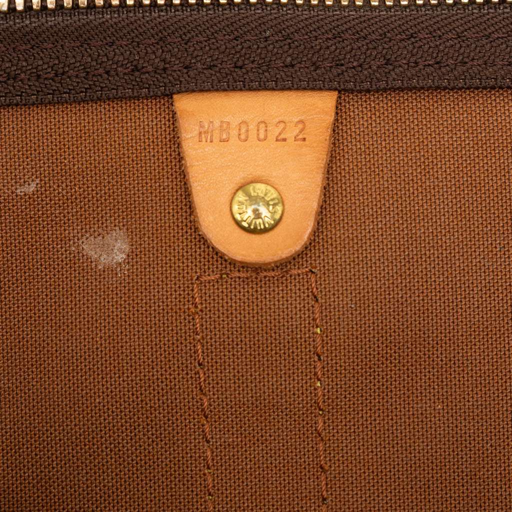 Louis Vuitton Monogram Keepall Bandouliere 50 Brown Good condition - Box View
