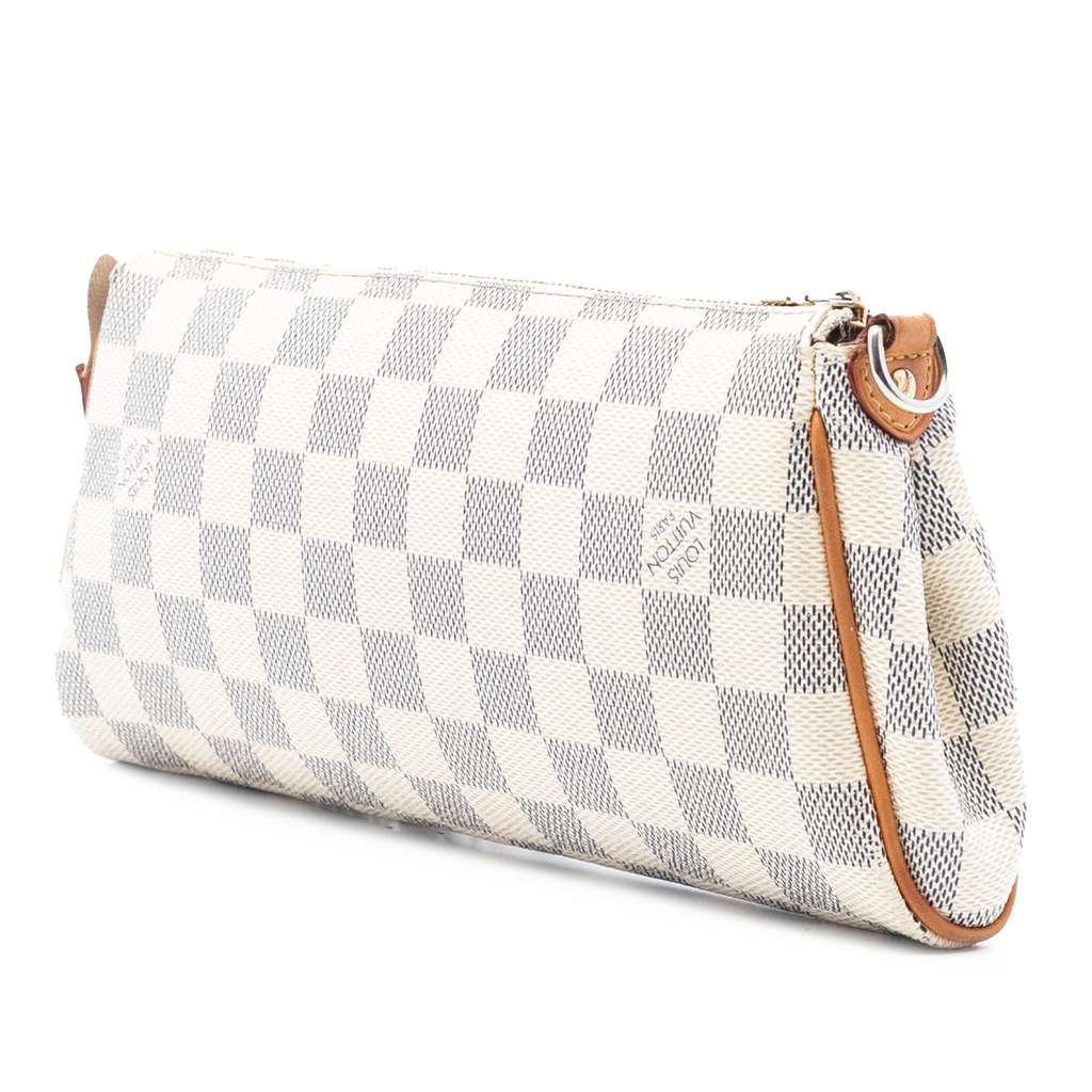 Louis Vuitton Damier Azur Eva White Good condition - Back View