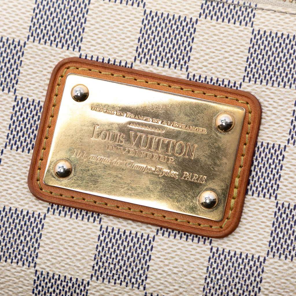 Louis Vuitton Damier Azur Eva White Good condition - Box View