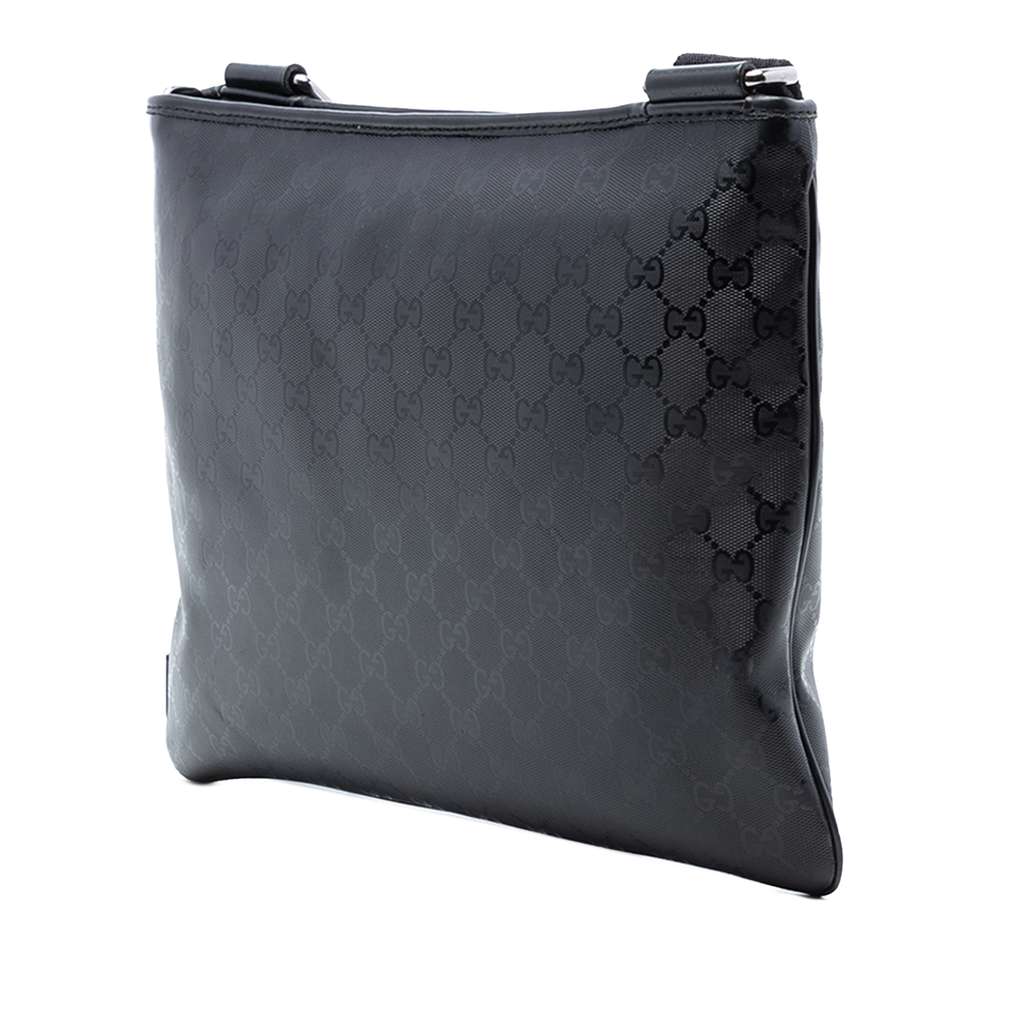 Gucci GG Imprime Crossbody Black Canvas Good condition - Back View