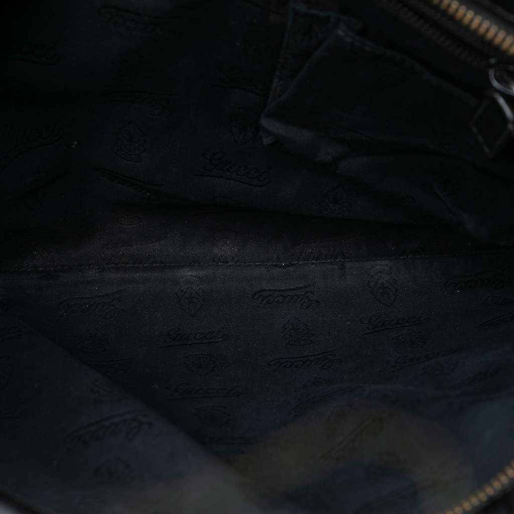 Gucci GG Imprime Crossbody Black Canvas Good condition - Model View