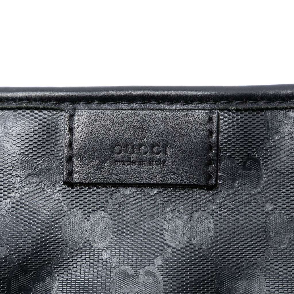 Gucci GG Imprime Crossbody Black Canvas Good condition - Box View