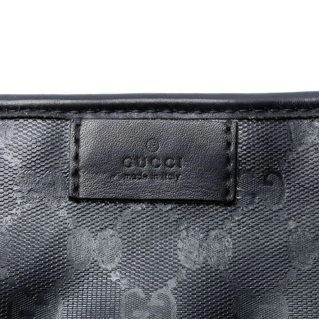 Gucci GG Imprime Crossbody Black Canvas Very good - Box View