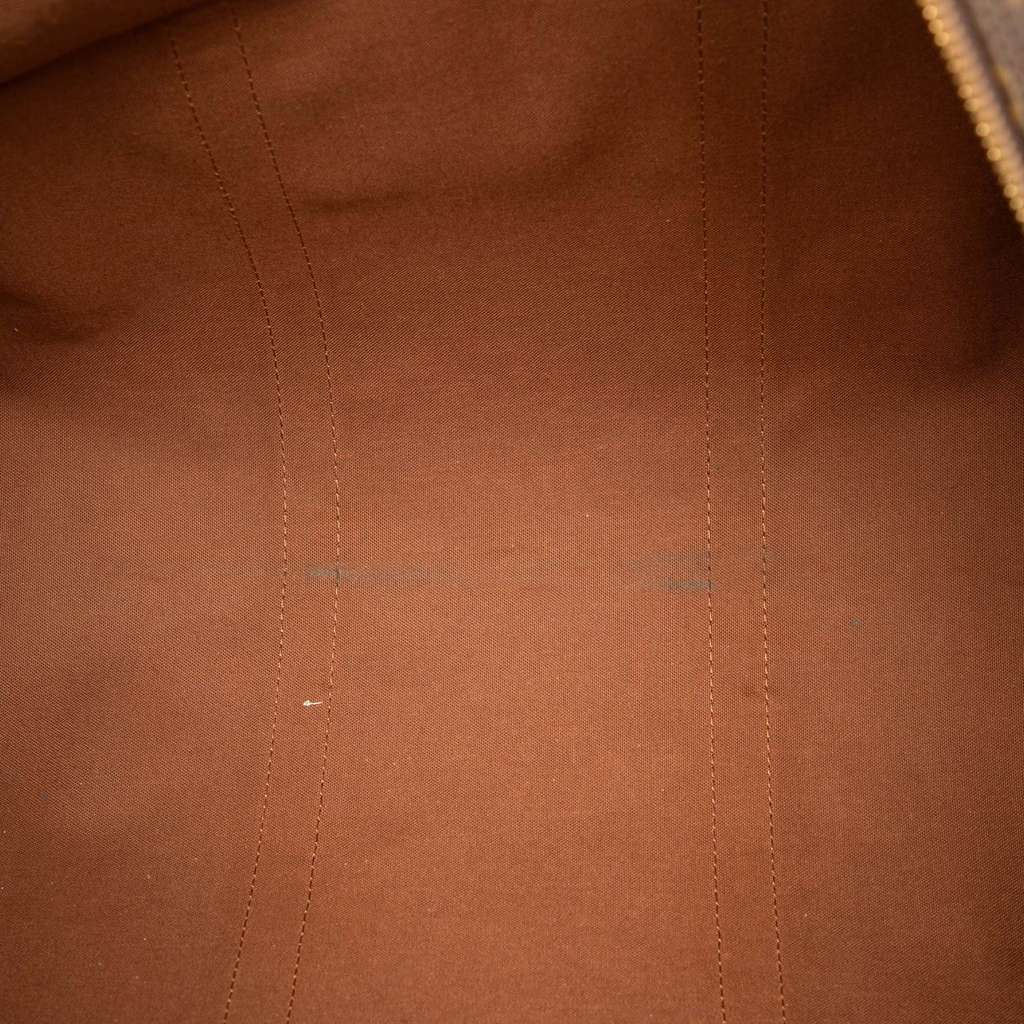 Louis Vuitton Monogram Keepall 60 Brown Fair condition - Model View