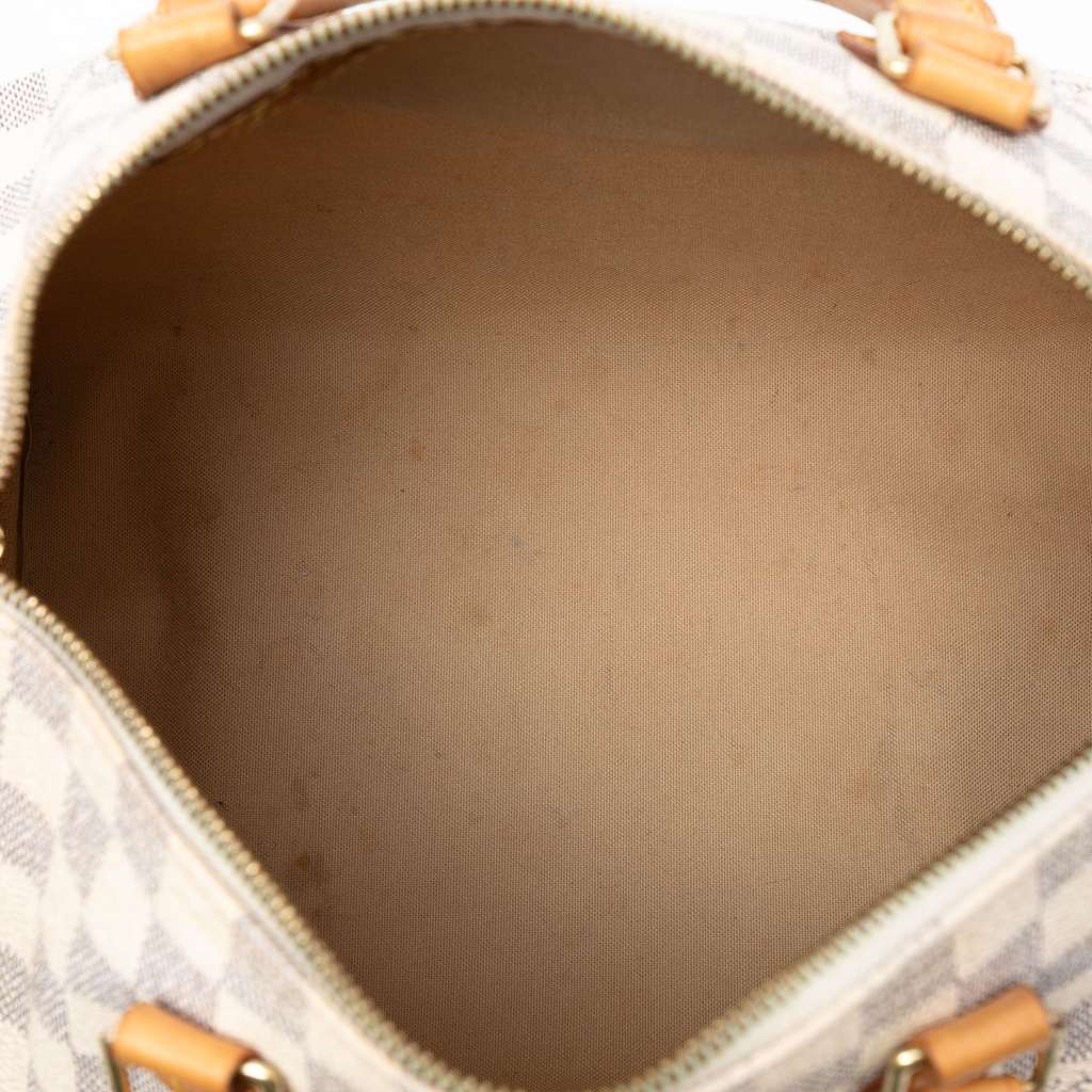 Louis Vuitton Damier Azur Speedy 30 White Good condition - Model View