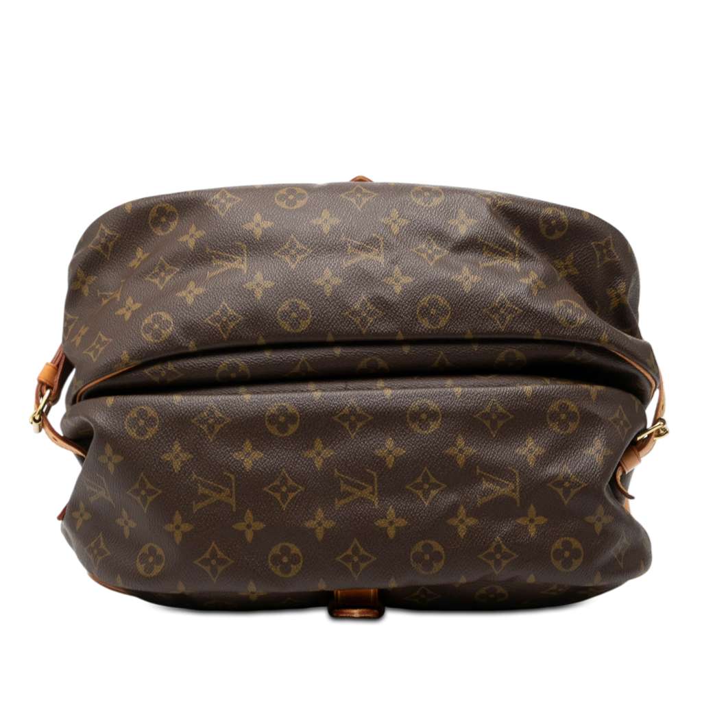 Louis Vuitton Monogram Saumur 35 Brown Good condition - Inside View