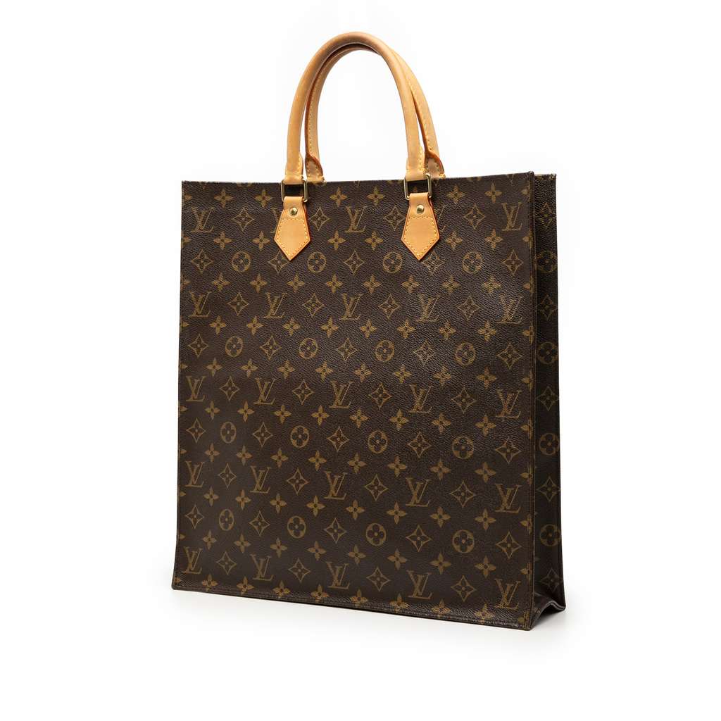 Louis Vuitton Monogram Sac Plat Brown Good condition - Back View