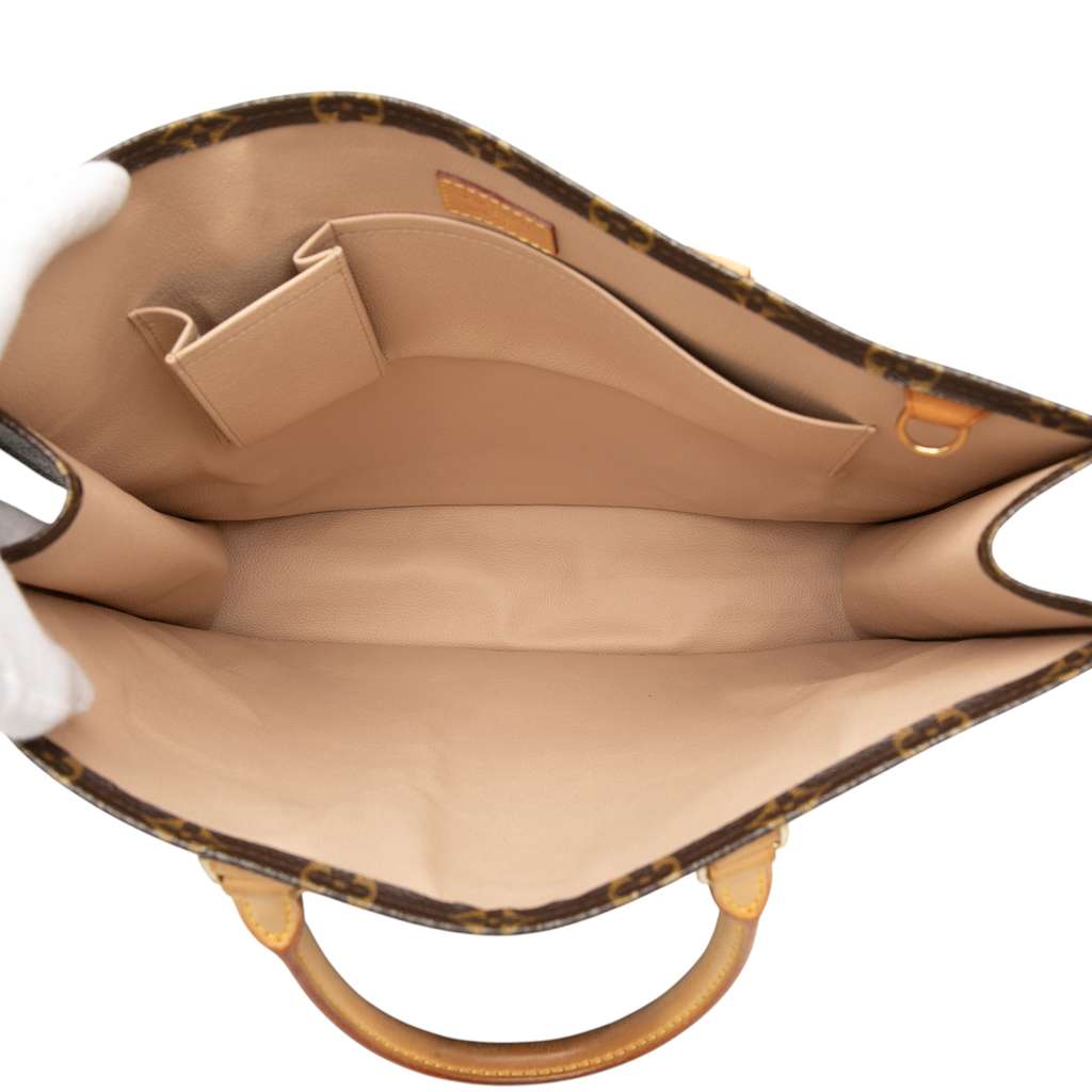 Louis Vuitton Monogram Sac Plat Brown Good condition - Model View