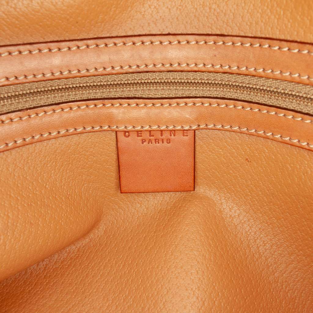 Celine Macadam Coated Canvas Dome Handbag Brown Canvas Good condition - Box View