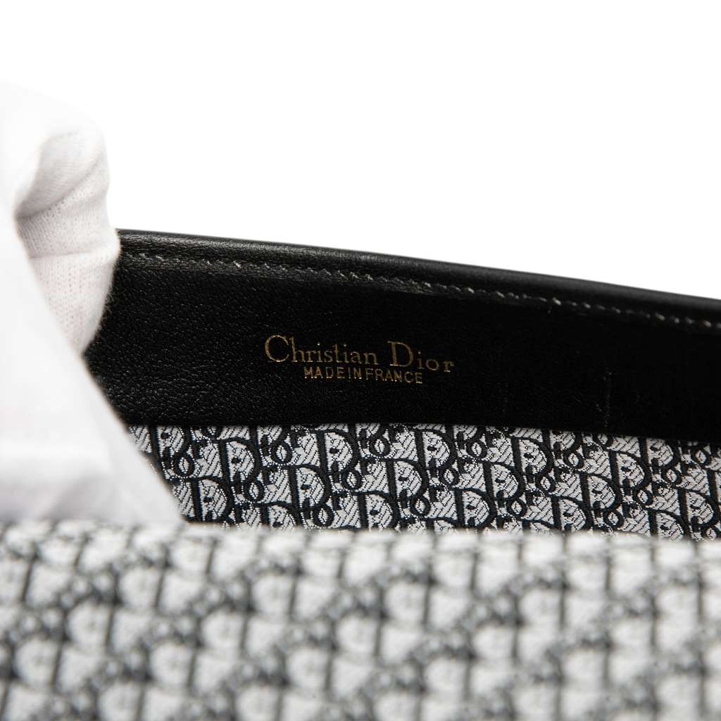 Dior Leather Flap Shoulder Bag Black Leather Good condition - Box View