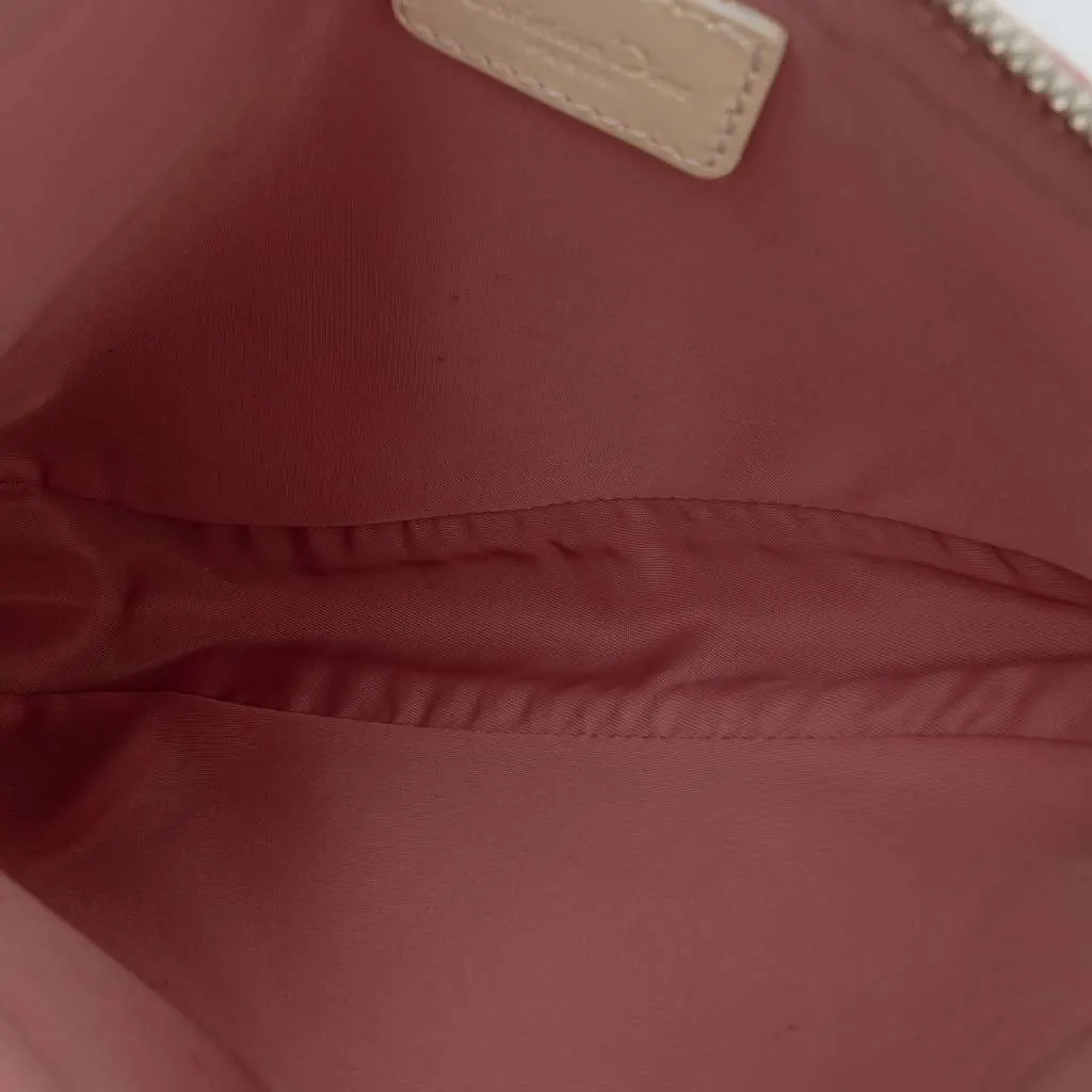 Dior Mini Diorissimo Coated Canvas Saddle Pochette Pink Canvas Fair - Model View