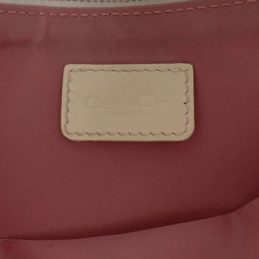 Dior Mini Diorissimo Coated Canvas Saddle Pochette Pink Canvas Fair - Box View