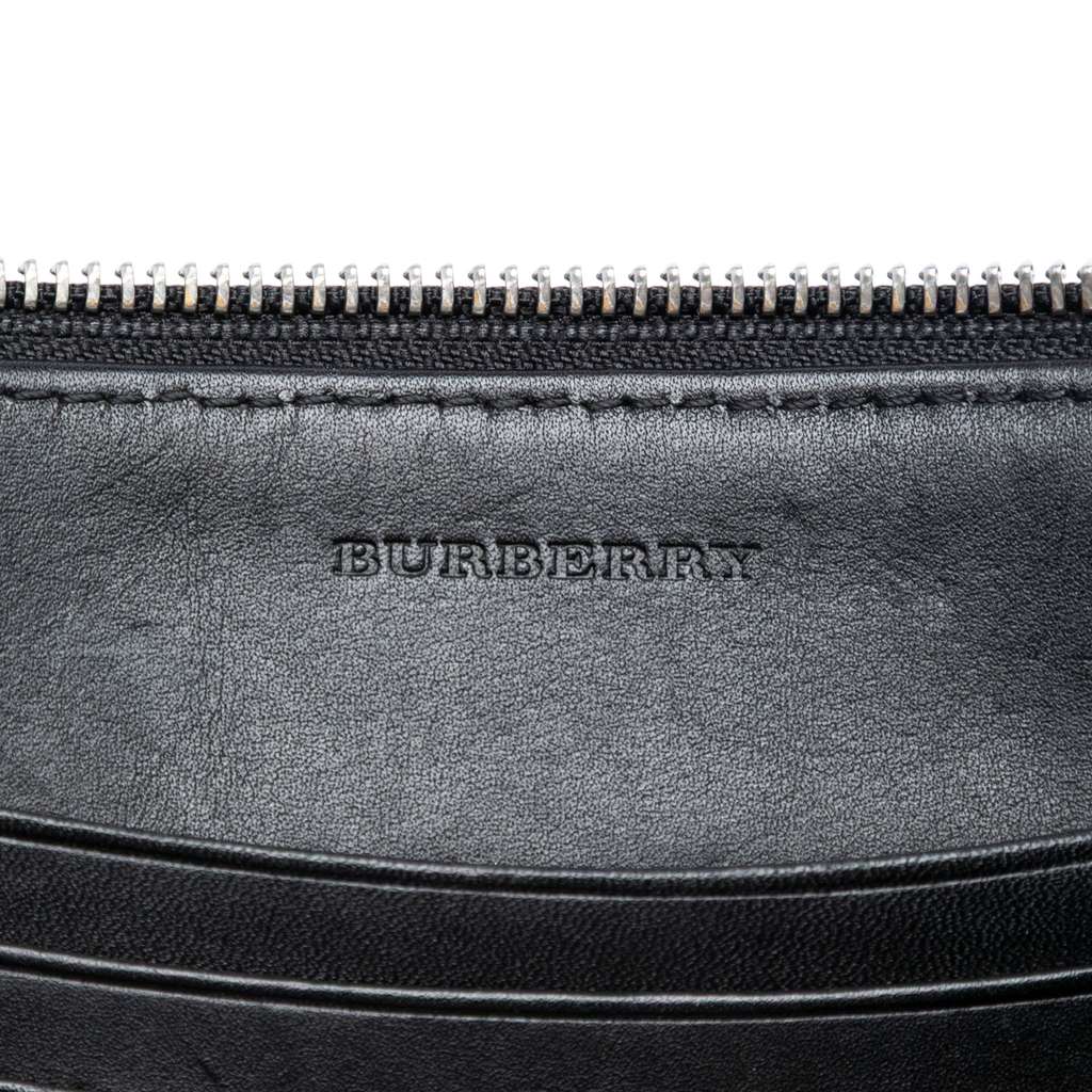 Burberry Mega Check Canvas Peyton Crossbody Brown Canvas Good condition - Box View