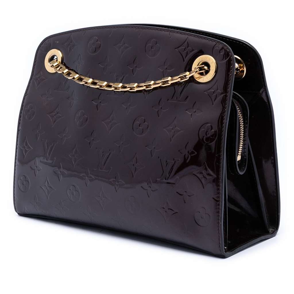 Louis Vuitton Monogram Vernis Virginia PM Purple Leather Good condition - Back View