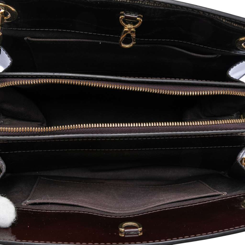 Louis Vuitton Monogram Vernis Virginia PM Purple Leather Good condition - Model View