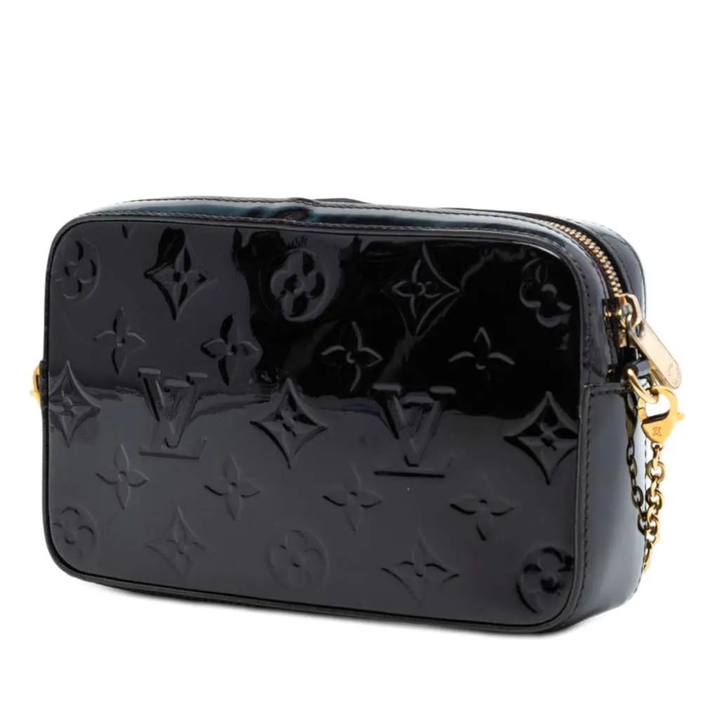 Louis Vuitton Monogram Vernis Camera Pouch Purple Leather Good - Back View